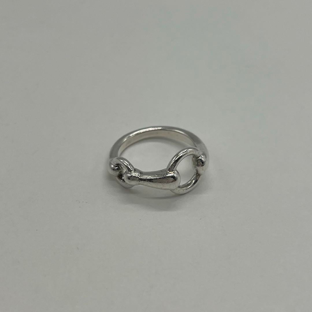 エルメス HERMES ホースビット リング 11号 SV925 ヴィンテージ