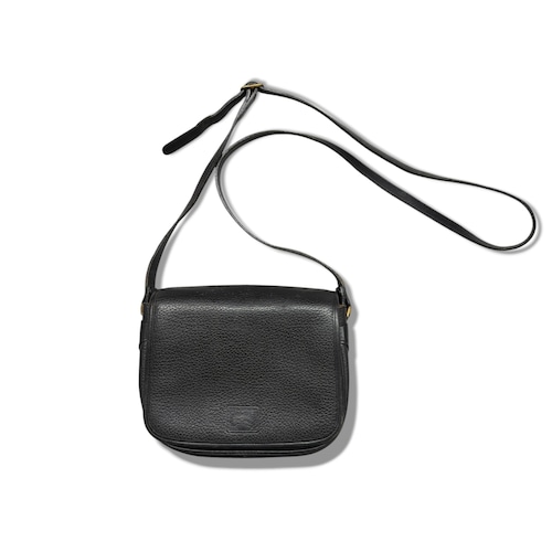 【BURBERRYS】80-90s  burberrys shoulder bag バーバリー　黒　ショルダーバッグ　burberry レザー