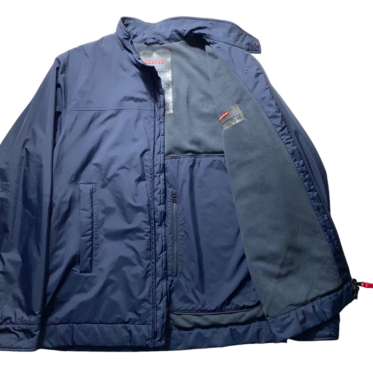 vintage PRADA SPORT navy nylon riders jacket