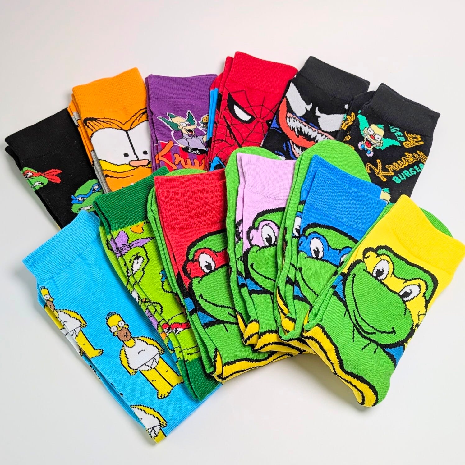 【 crew socks / クルーソックス 】『 Teenage Mutant Ninja Turtles / タートルズ 』 靴下 / ソックス〚アメリカン雑貨 アメトイ〛