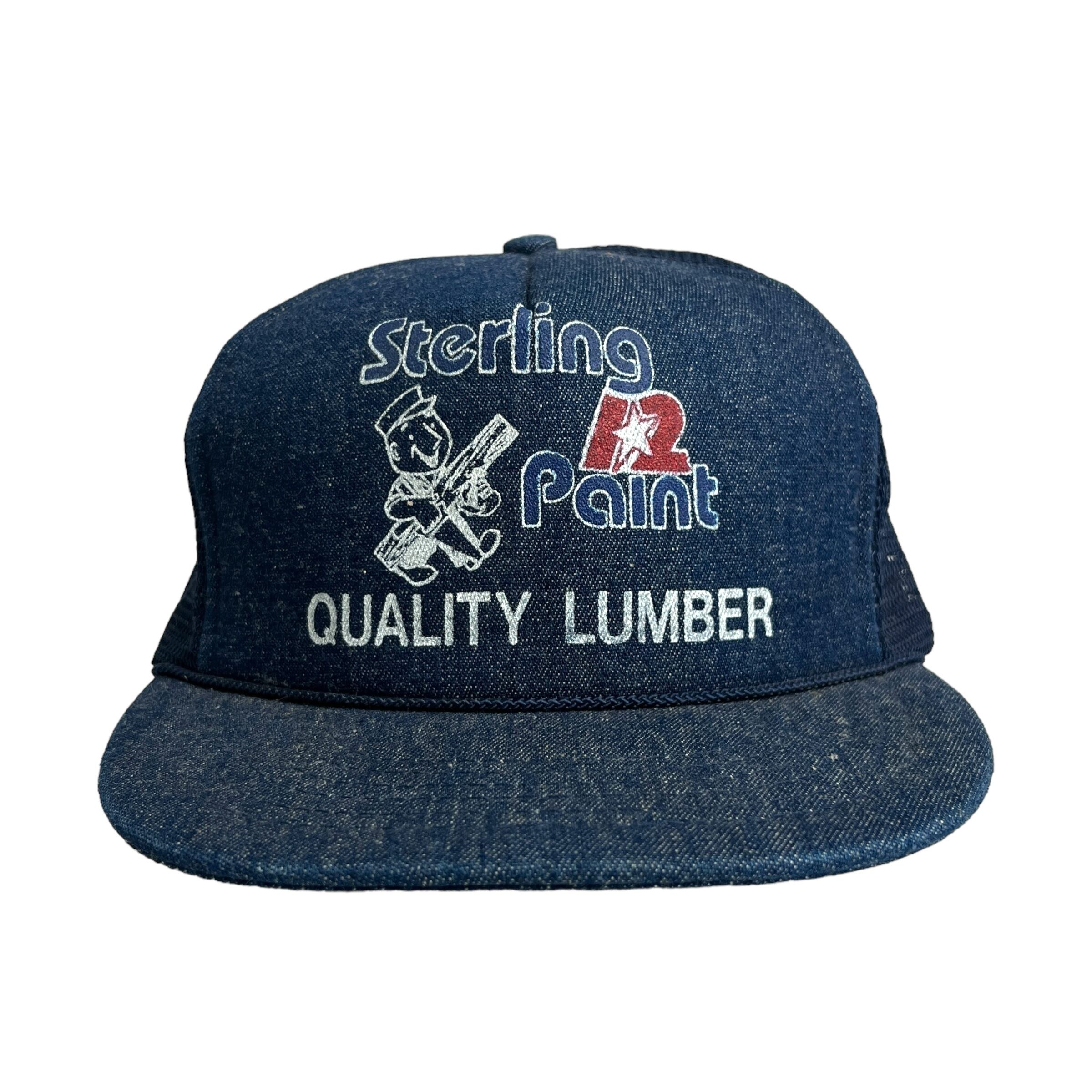 キャップ/帽子】Sterling Paint Quality Lumber ビンテージ キャップ/帽子】Sterling Paint Quality Lumber ビンテージ