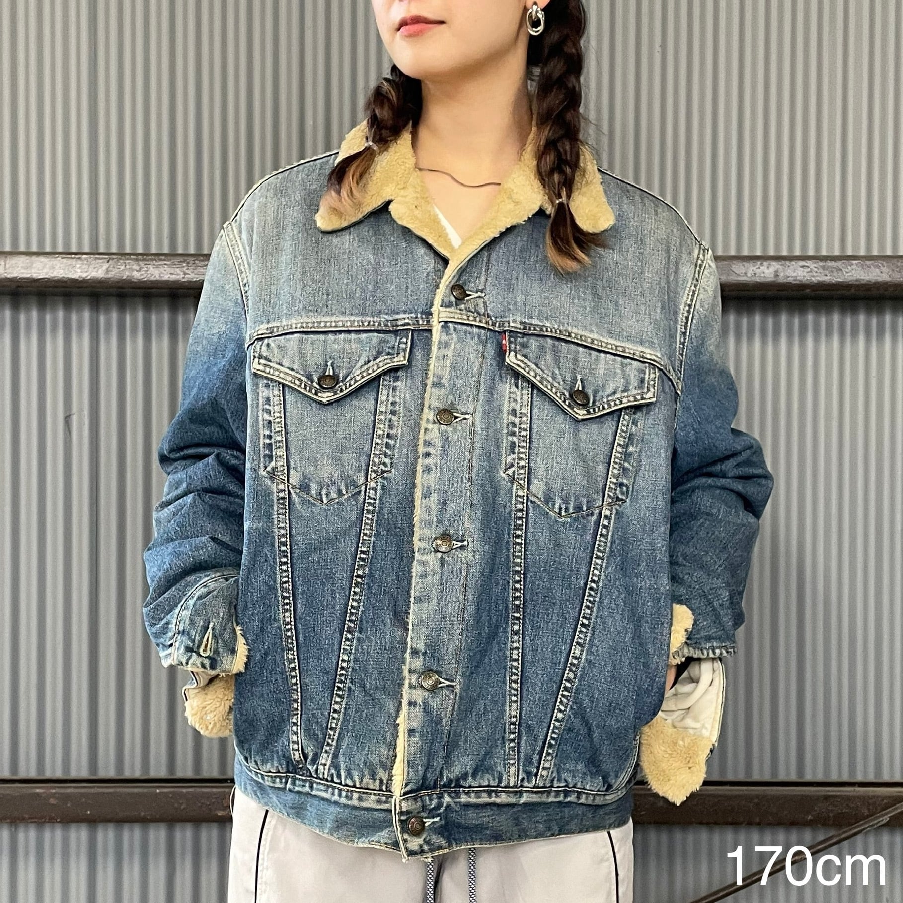 Levi's デニムボアジャケット XL | 古着屋OLDGREEN