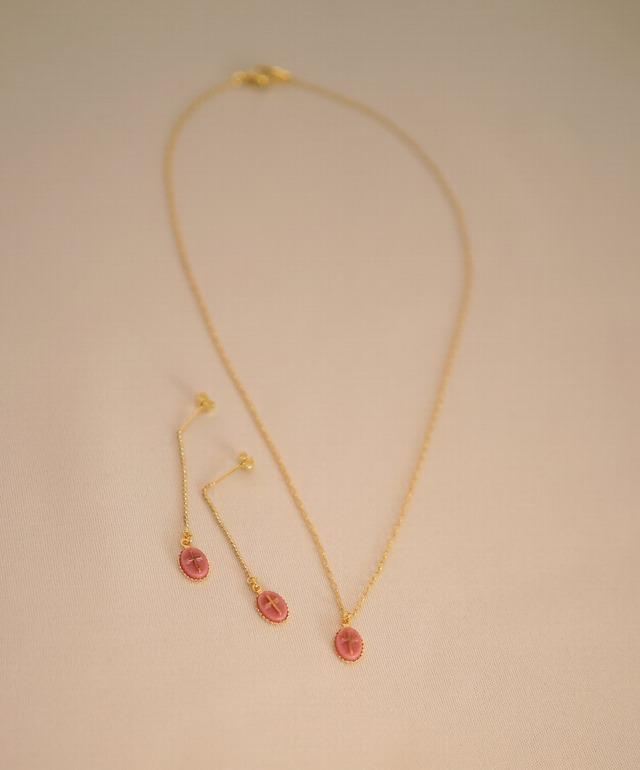 aro-di-lusso original Vintage Beads Bag Necklace
