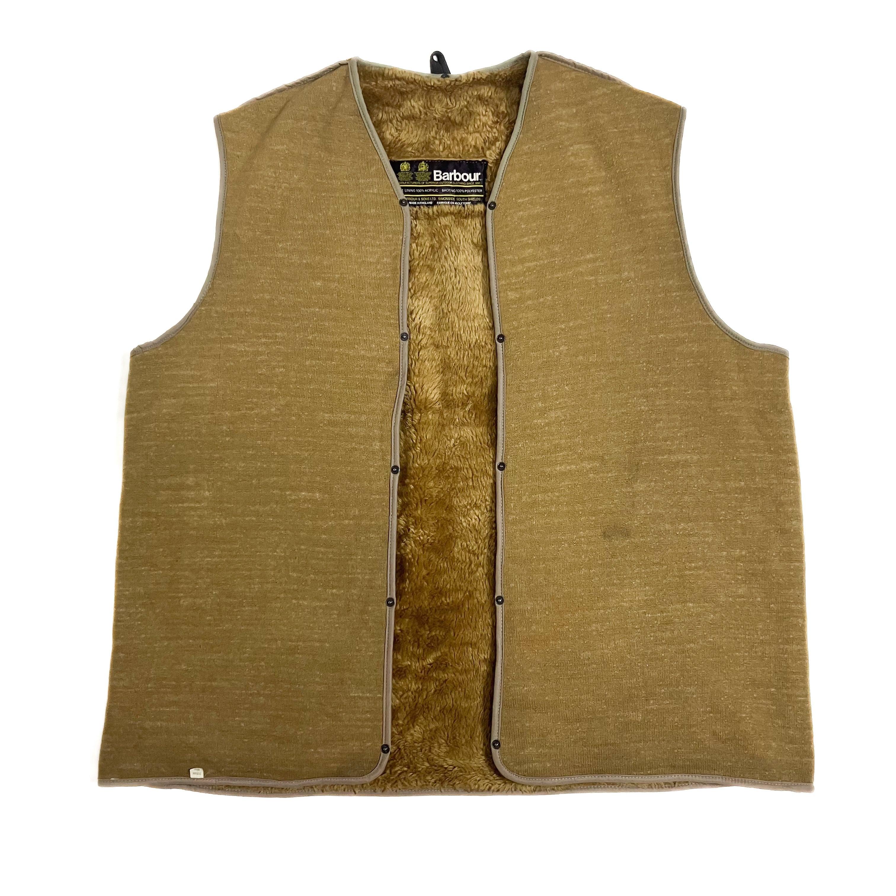 60s ユーロヴィンテージ モールスキン 裏地ボア ワークベスト 60s ユーロ ヴィンテージ モールスキン 裏地ボア ワークベスト