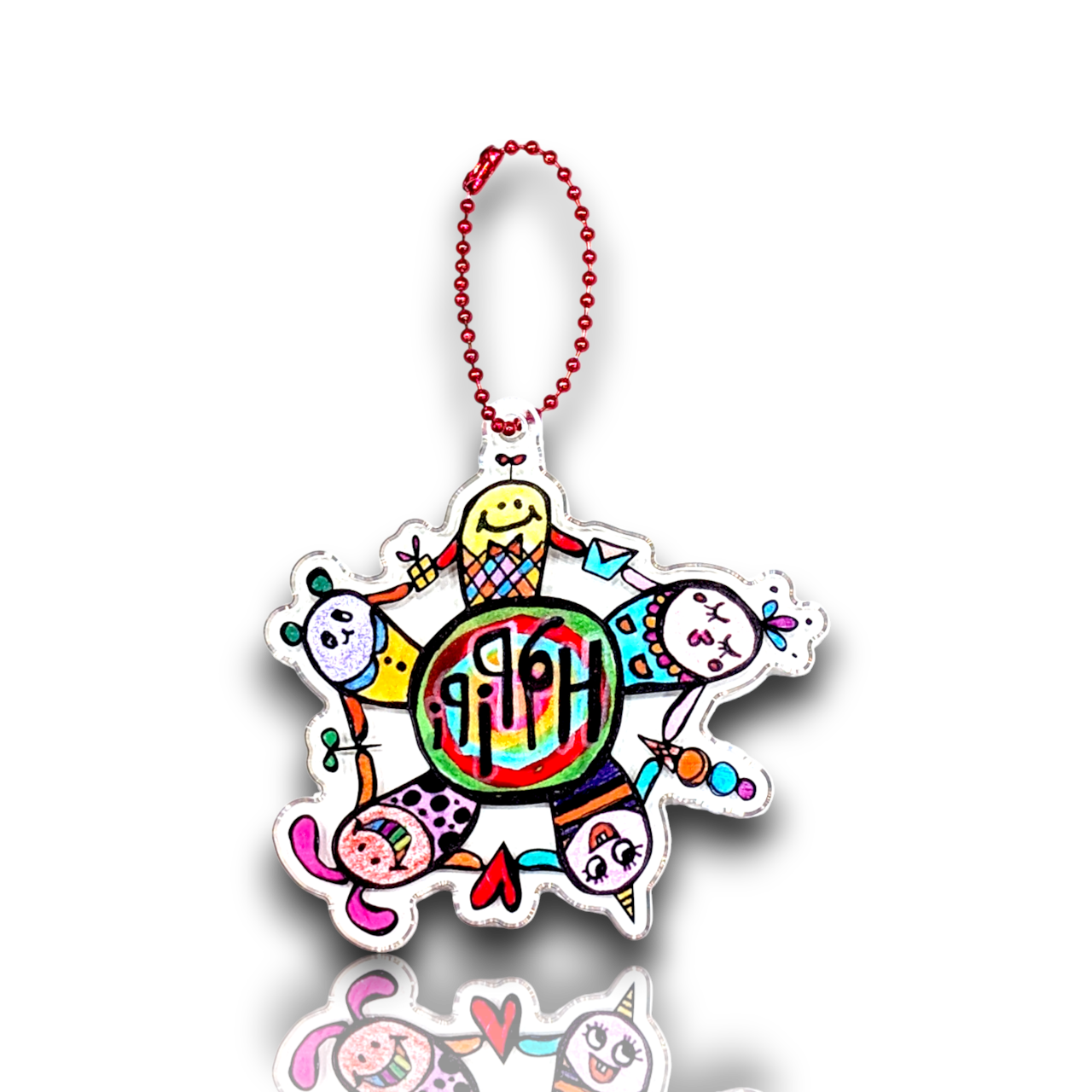 pipiアクリルキーホルダー ハピピ