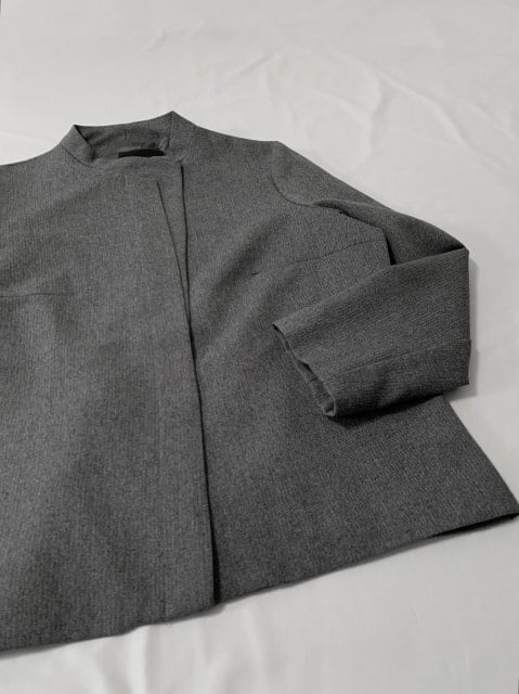 1980's Asymmetry Design No Collar Jacket