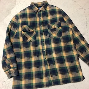 ⊕TOWN CRAFT FLANNEL QUILTING SHIRT