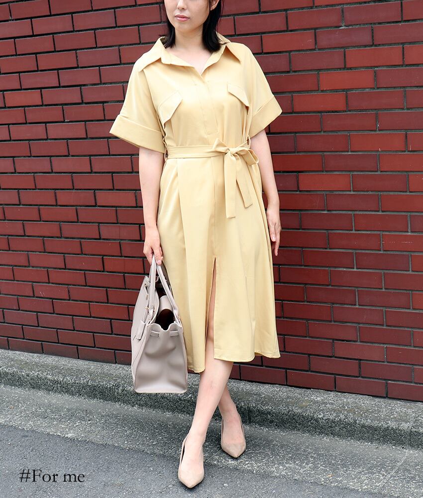 飾りポケット付きワンピース_e0082106005a