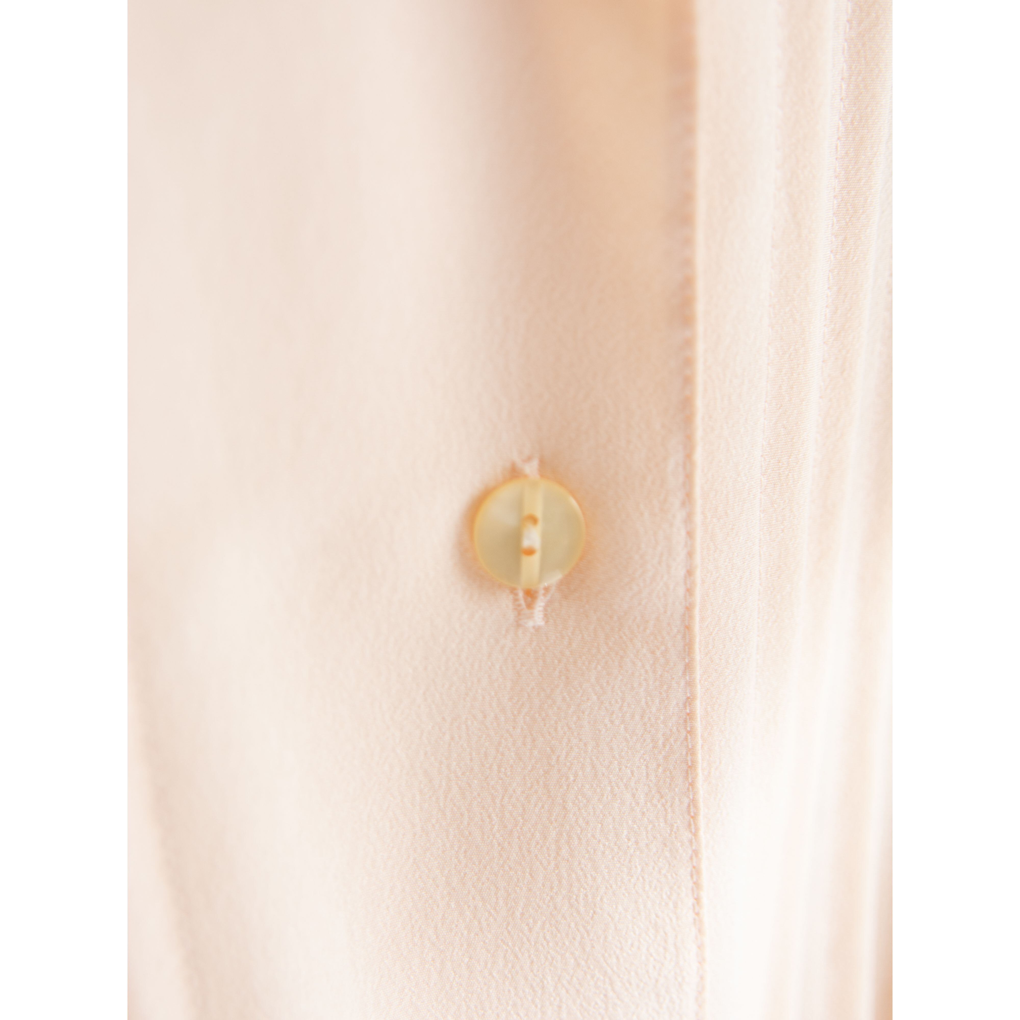 【sommermann】Made in Germany 100% polyester blouse(ドイツ製 ポリエステルブラウス シャツ )11d