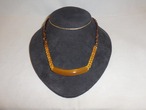 鼈甲ネックレス(ビンテージ) vintage tortoiseshell work necklace　