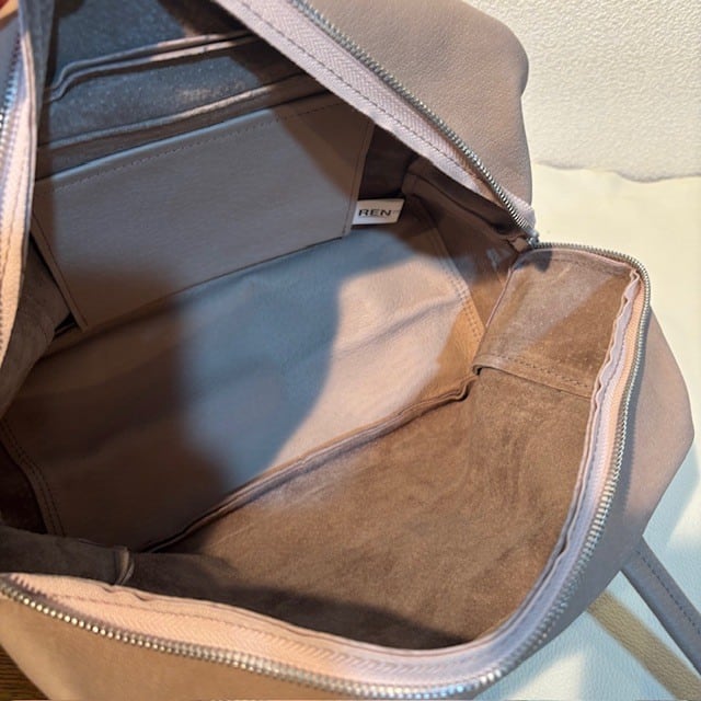 REN　スクエアダッフル XS(ピンクベージュ)