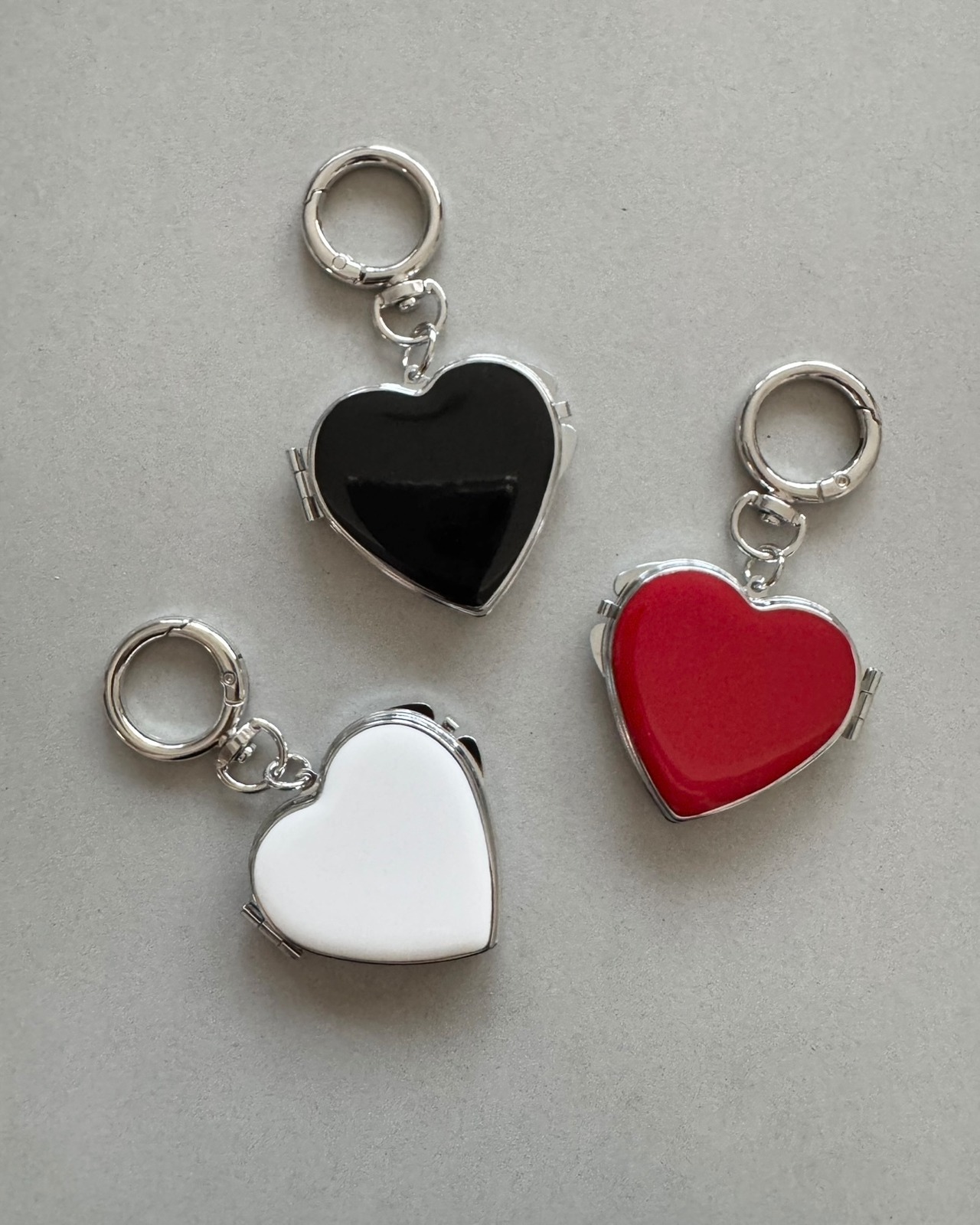 MINI HEART MIRROR CHARM