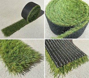【新着特価】人工芝 スリット 目地 駐車場 幅95mm×5m 芝丈30mm ふわふわターフ ハイエンド ふわふわ ふかふか 芝生 ベランダ お庭 マット ロール