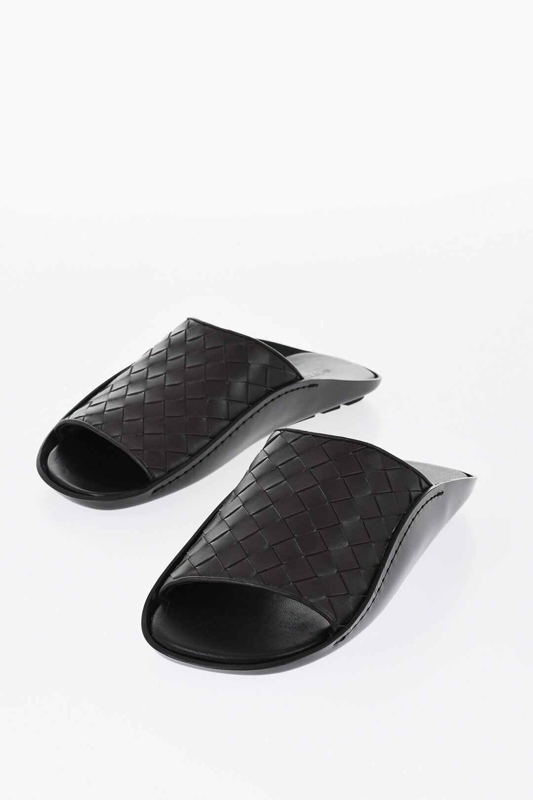 BOTTEGA VENETA ボッテガヴェネタ スライドサンダル レザー・ラバー