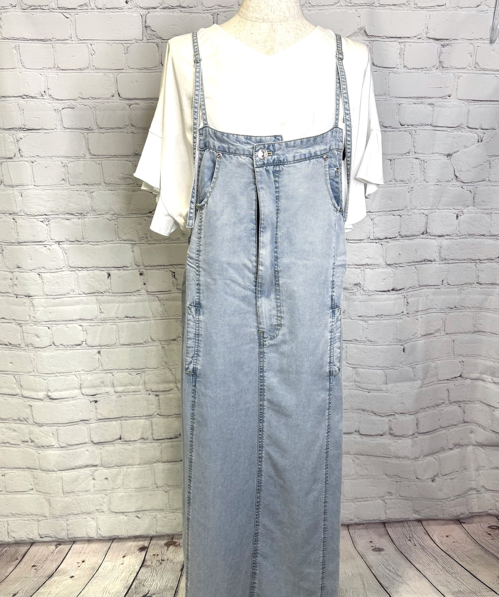 ayane アヤン テンセルデニムジャンパースカート 826504 | Select Shop