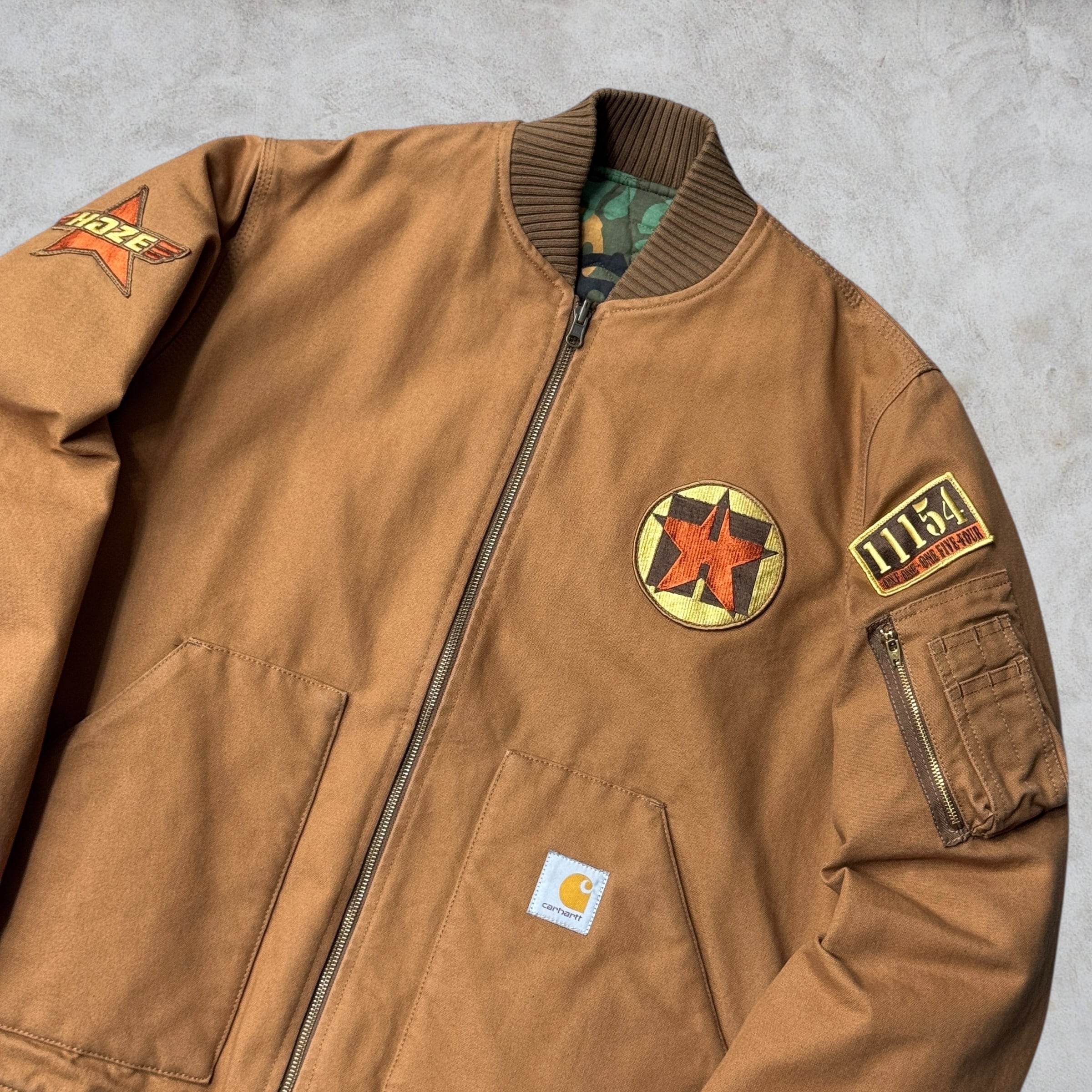 Special!!】Carhartt × HAZE × 11154 Duck MA-1 Jacket【下北沢店】 | curb
