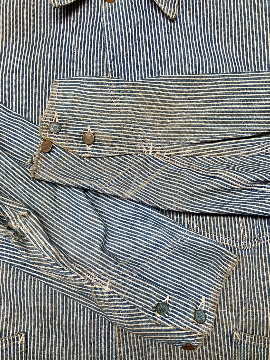 50's Lee 98-J HICKORY-STRIPED COVERALL | OLD13 Vintage