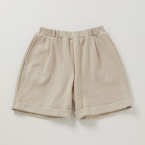 Tuck Shorts / Beige