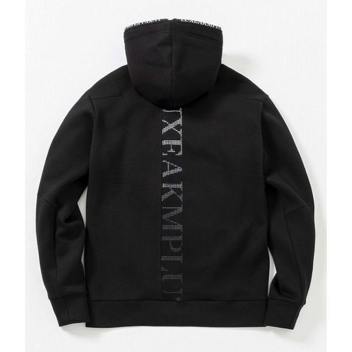 【新品】LUXEAKMPLUS 軽量スウェットバックロゴパーカー セットアップ LUXEAKMPLUS リュクスエイケイエムプラス 軽量スウェットバックロゴ