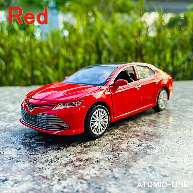 TOYOTA カムリ CAMRY 1/32 ミニカー 全4色 ライト点灯 合金モデル 模型 ジオラマ