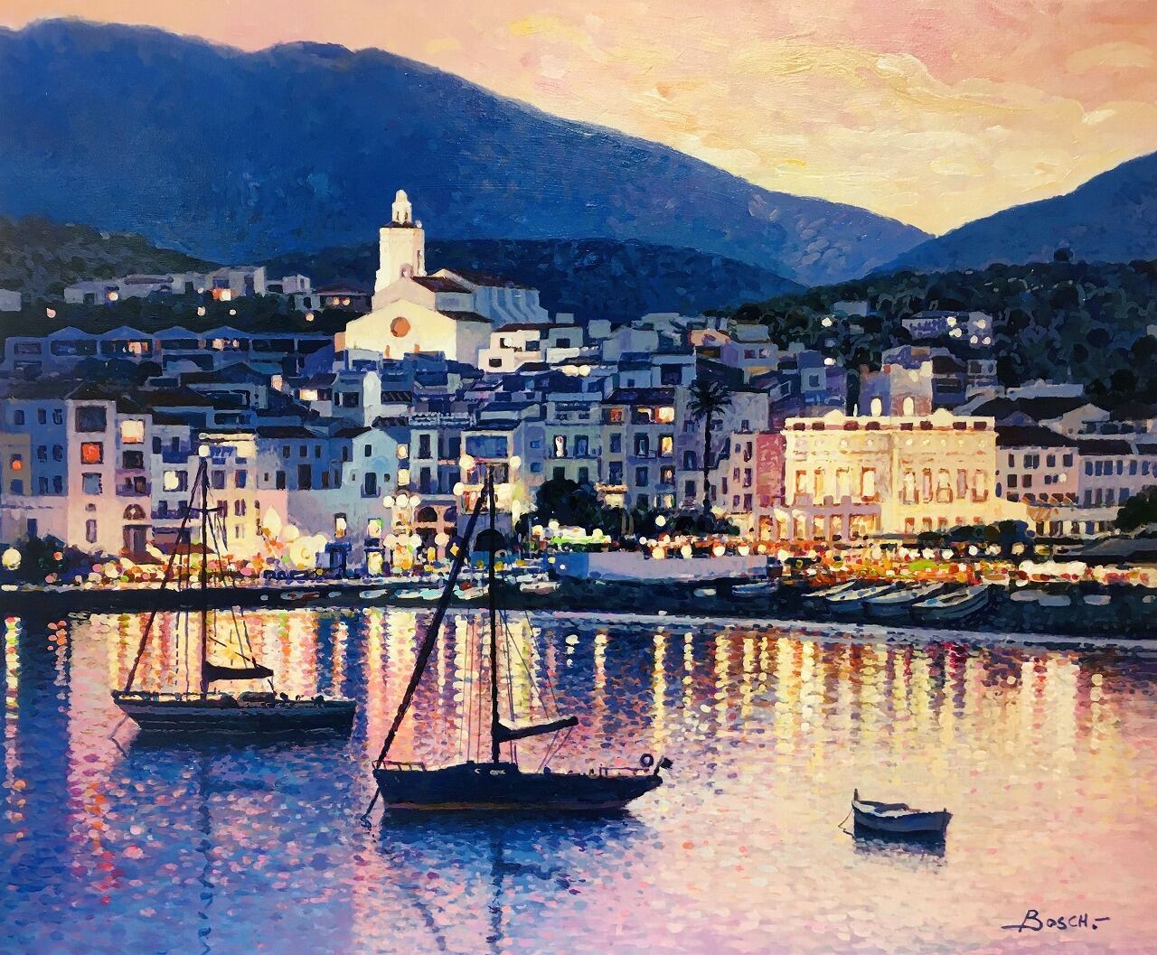 カダケスの穏やかな夕暮れ | Atardecer en Cadaques