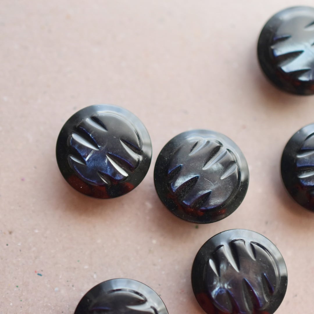 ジグザグネイビーマーブル 17㎜