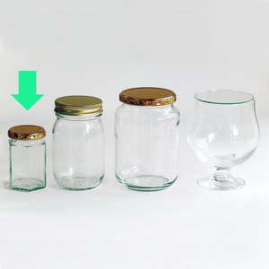 ガラス製品　6-1　六角ビン150ml