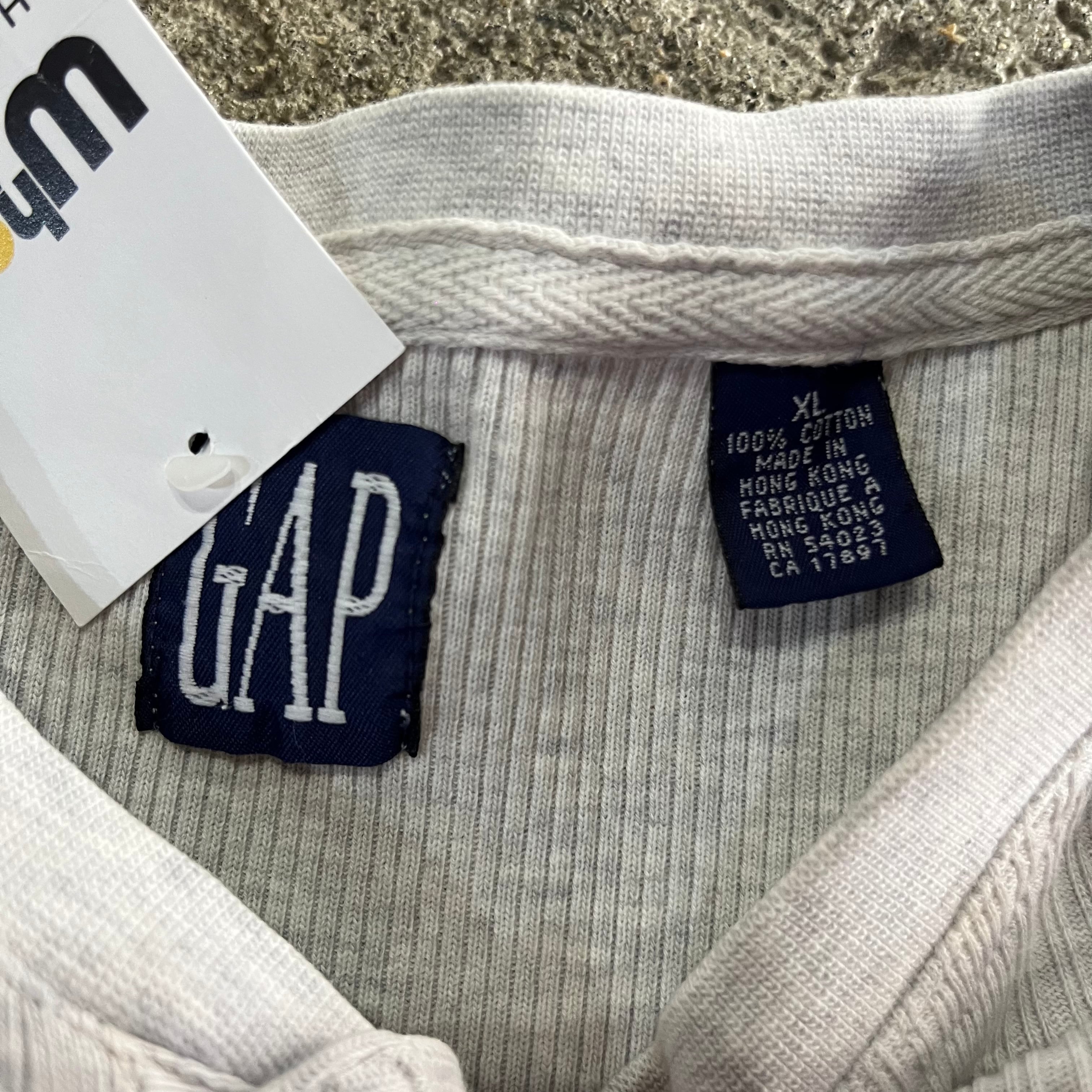90s old GAP L/S henry neck T-shirt【仙台店】 | What