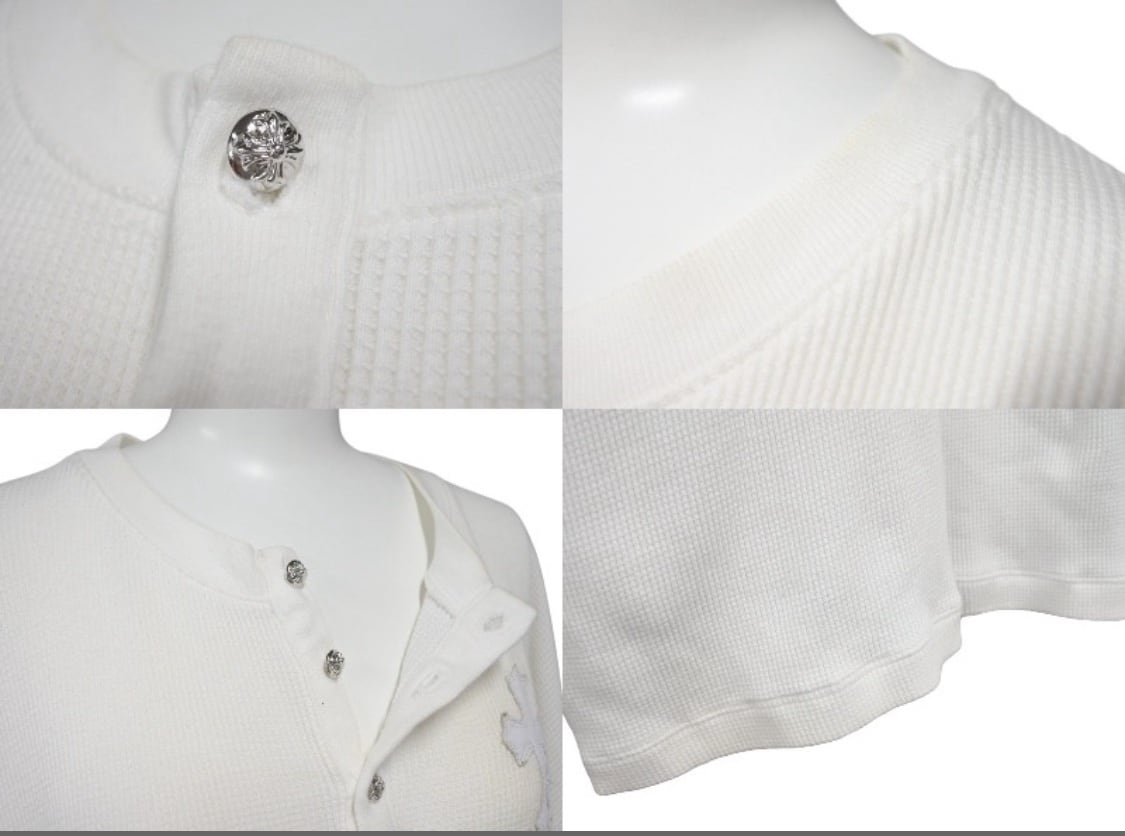 CHROME HEARTS クロムハーツ 長袖Tシャツ ロンT サーマル セメタリー