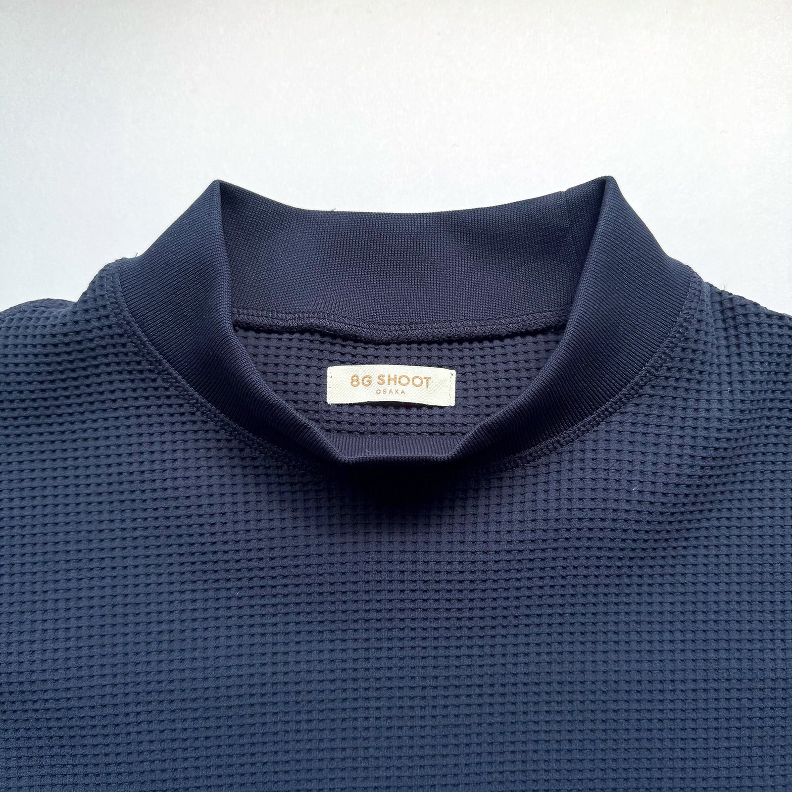 THERMAL FOOTBALL MOCK NECK SHIRTS -NAVY- | 8G SHOOT WEBSTORE
