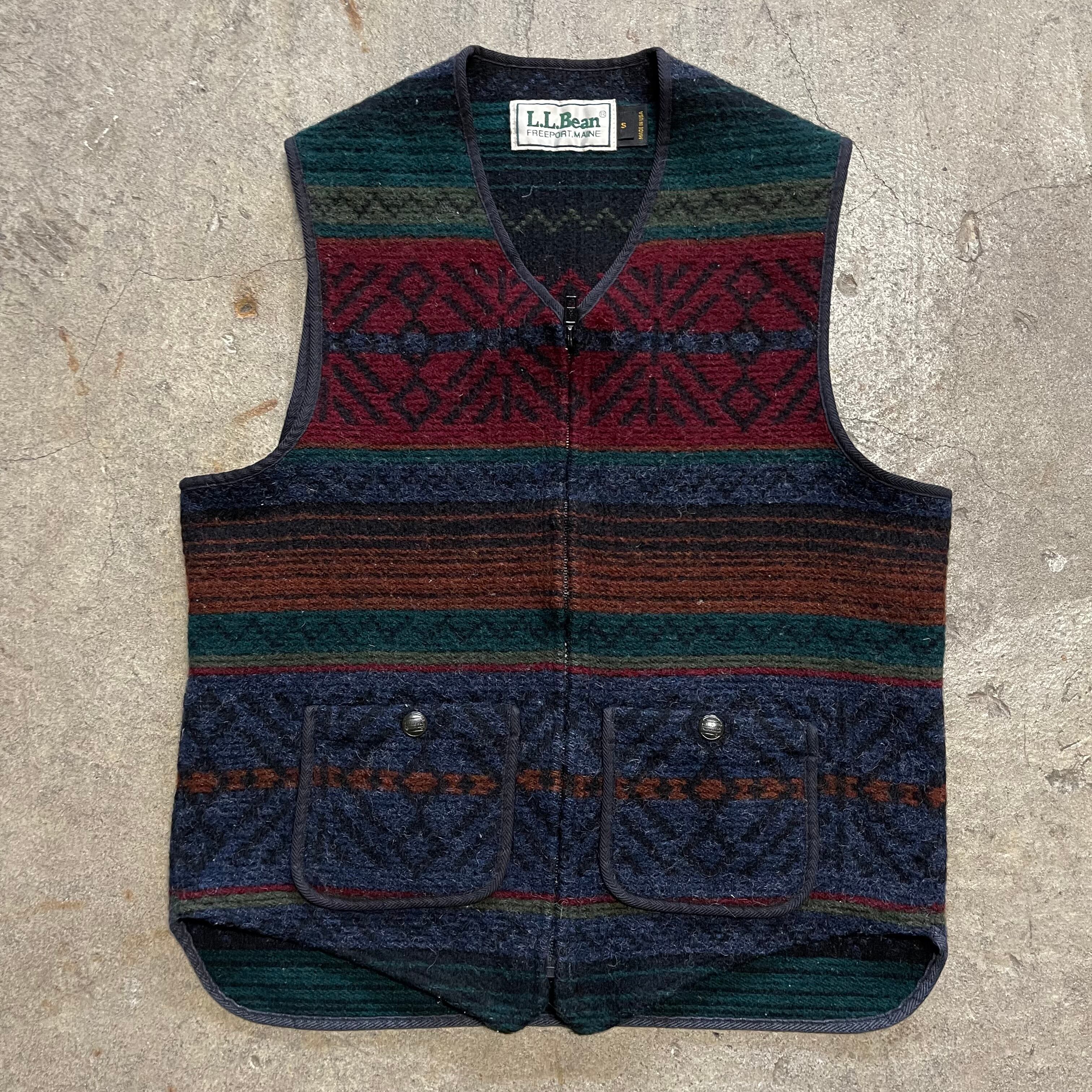 70's 80's U.S.A.製 L.L.Bean ウールベスト | ファッションセンター