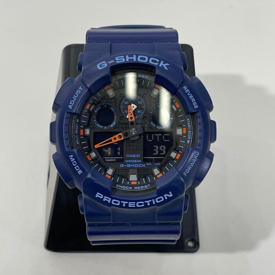 CASIO カシオ G-SHOCK ジーショック GA-100L 海外モデル 腕時計 ブルー 