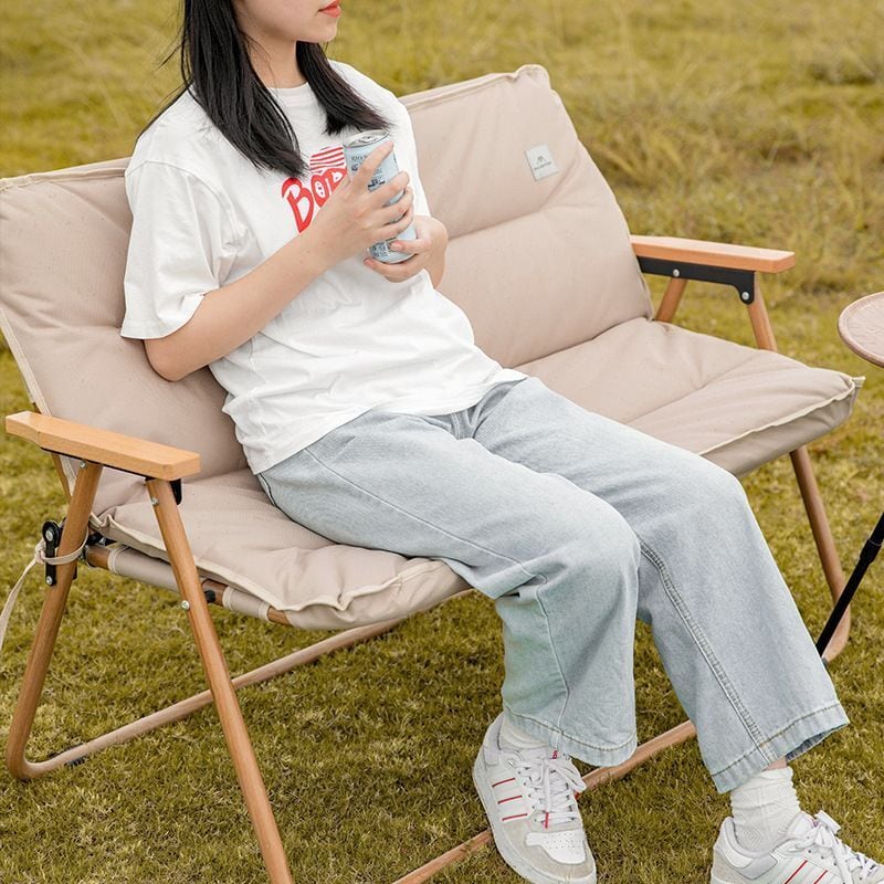 2人掛けソファ アウトドア ソファ キャンプ 折りたたみ式 持ち運び