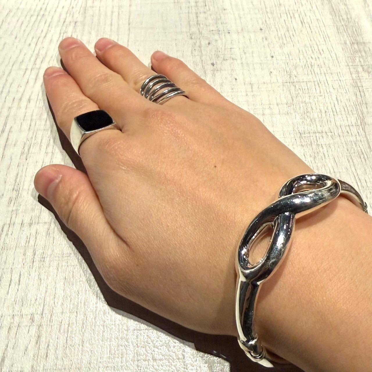 INFINITY DESIGN BANGLE -SILVER925- シルバーバングル