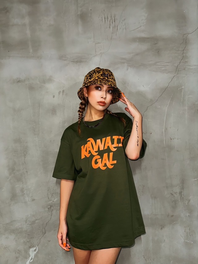 KAWAII GAL TEE FLOUR Khaki