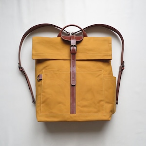 Paraffin canvas  back pack 「advantage」MUSTARD