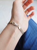 ITALY Vintgae 925 silver chain bracelet