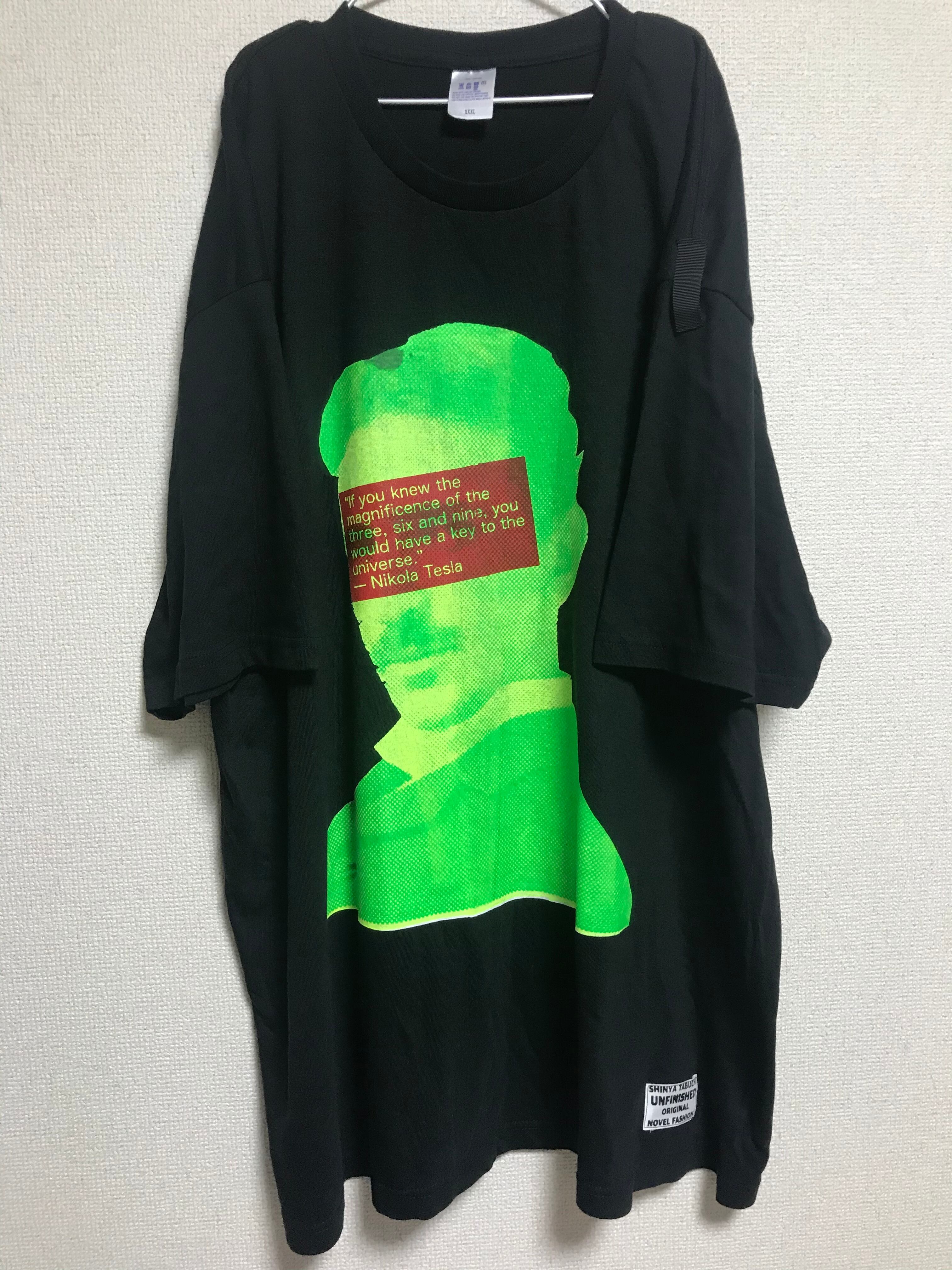 UNFINISHEDニコラテスラTシャツblack | UNFINISHED