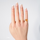 【9号】シトリン リング