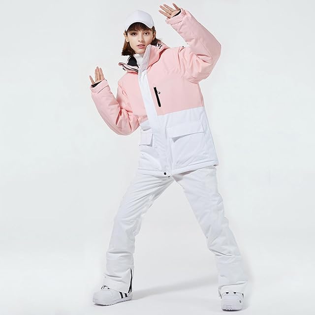 HOTIAN] スノーボードウェア レディース スキーウェア 上下セット