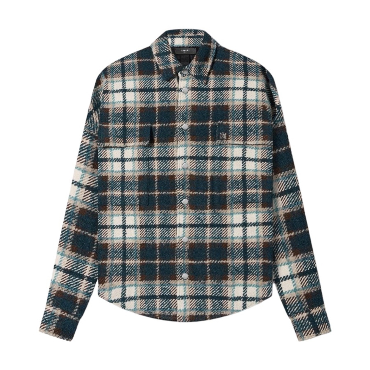 【AMIRI】PLAID OVERSHIRT(BLUE GREEN) - 1