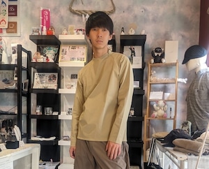 新品 CCP W-JIP ロングスリーブミニマムシャツ サンドベージュ M SIZE LT-SA04 定価17600円