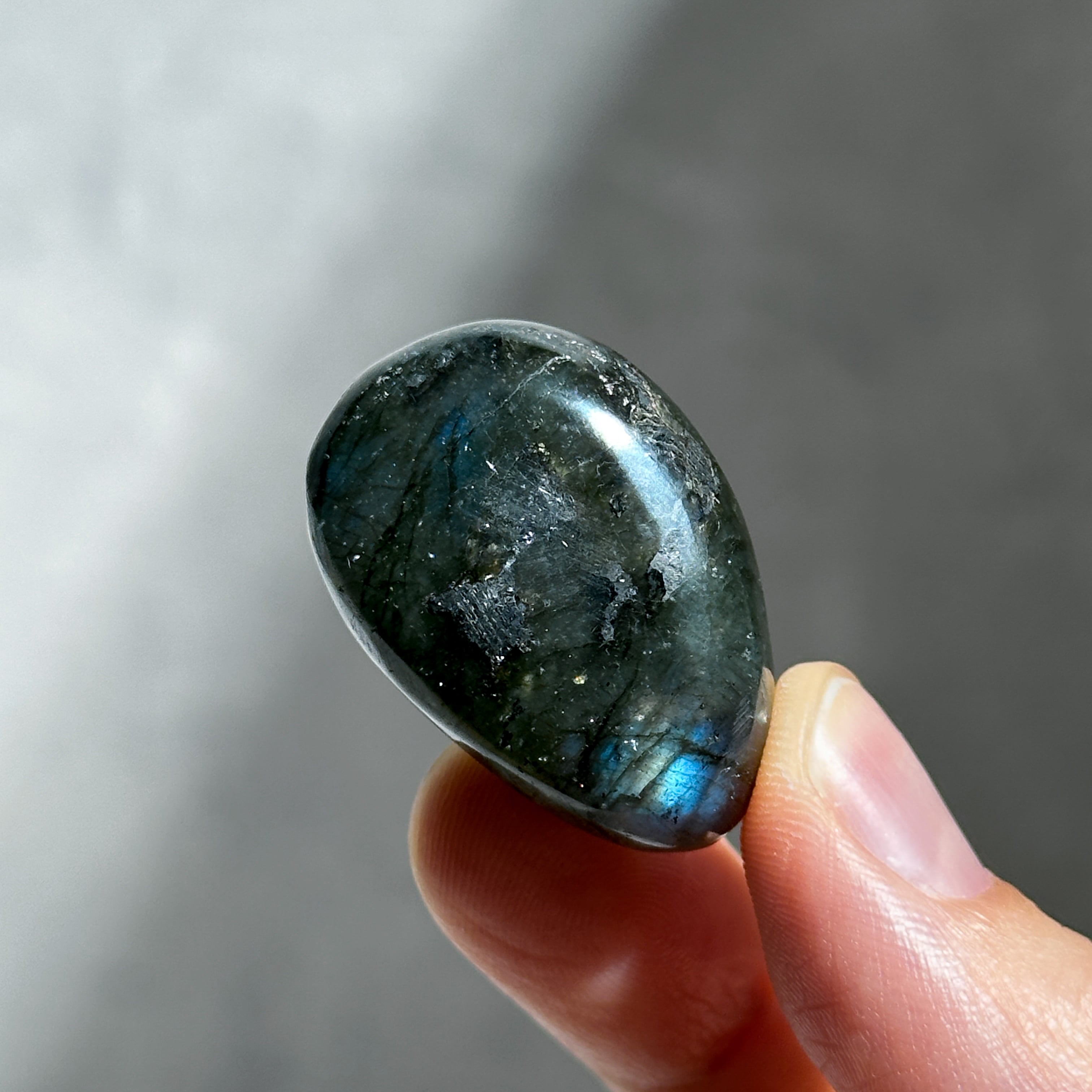 ラブラドライト タンブル93◇ Labradorite ◇天然石・鉱物