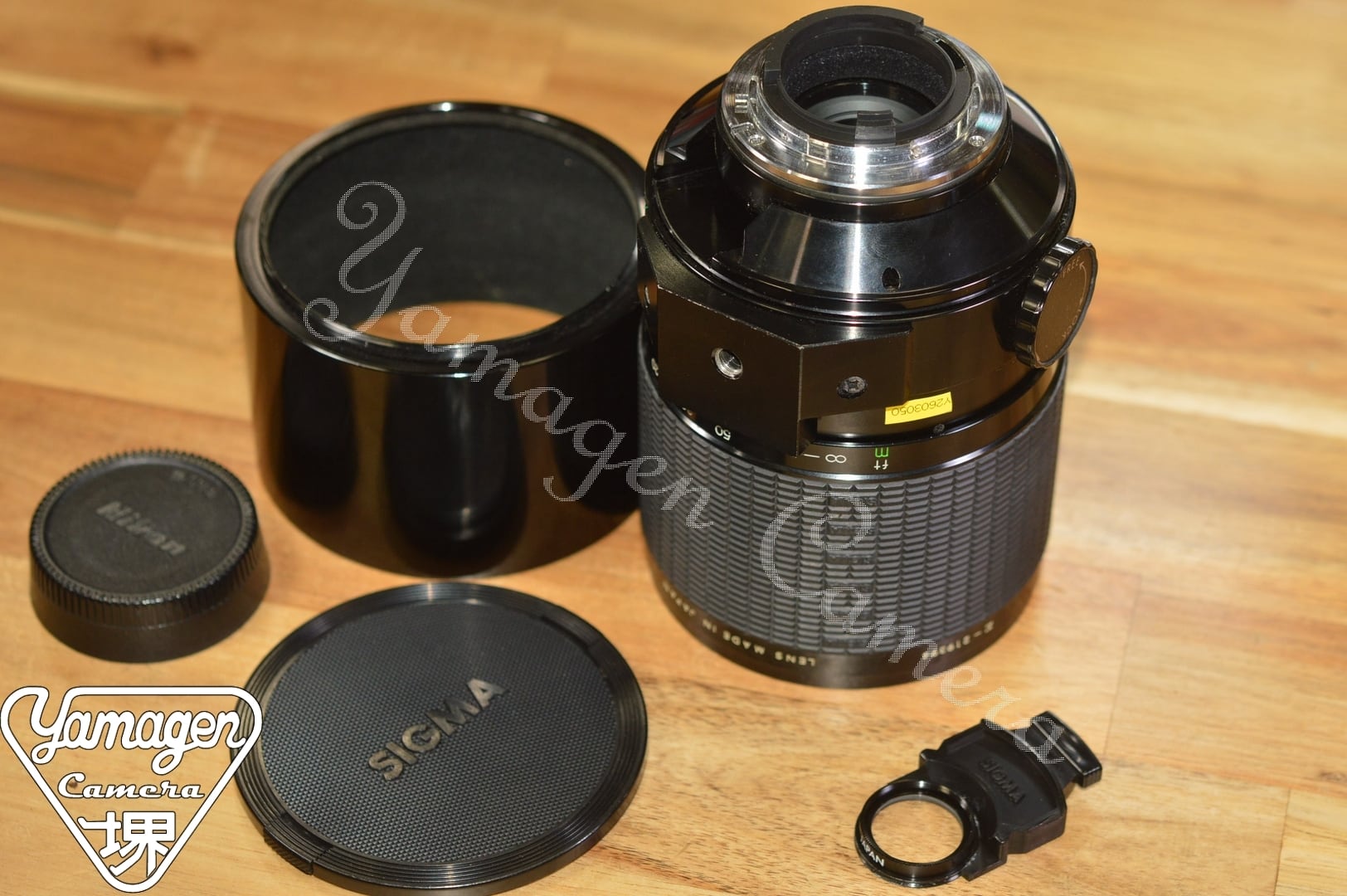 SIGMA/SIGMA MIRROR-TELEPHOTO MC 600mm F8 純正フード、フィルター付