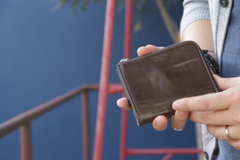 メンズ Daniel&Bob ダニエル&ボブ ミニウォレット 財布 L字Zip