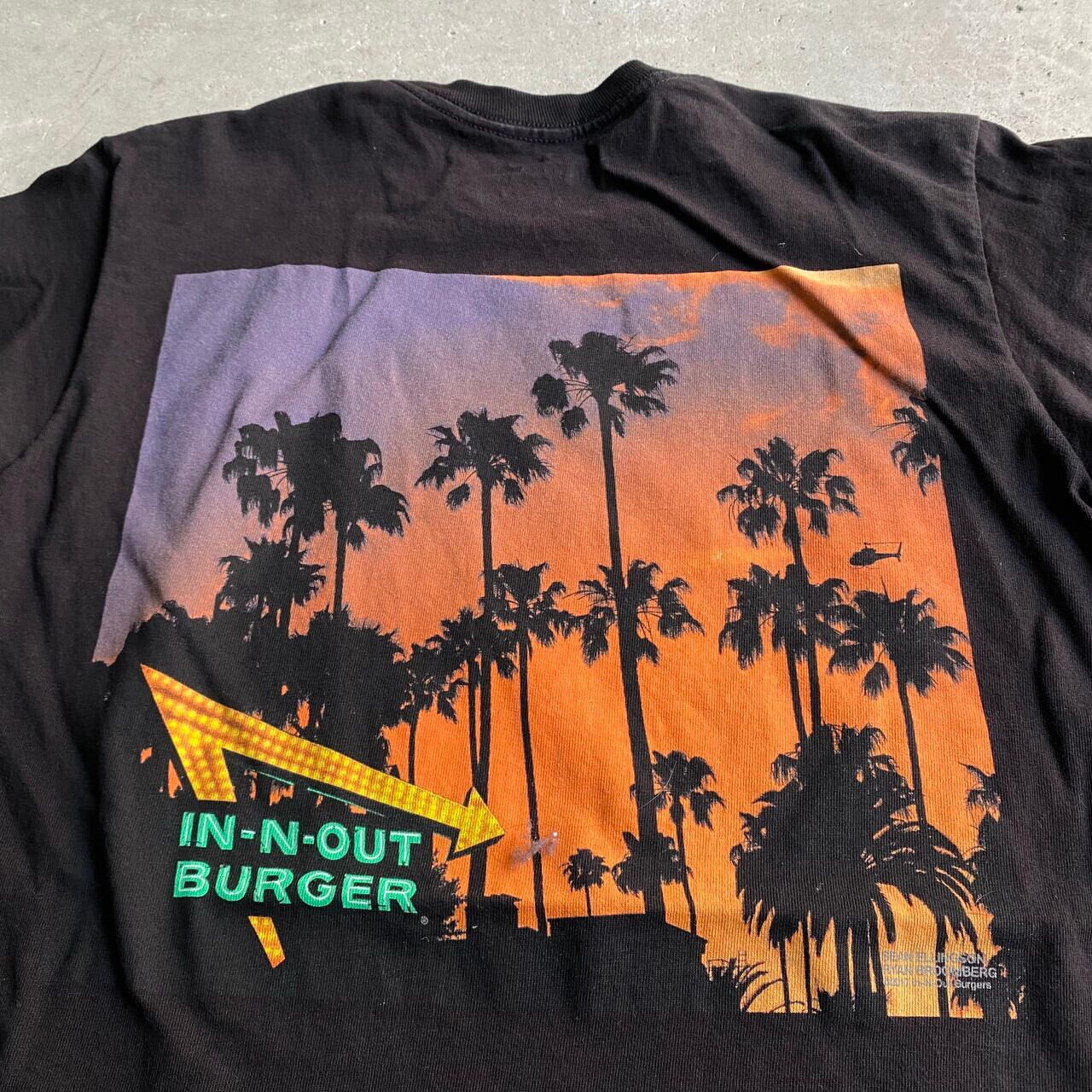 IN-N-OUT BURGER LAS VEGAS 両面プリント アドバタイジングTシャツ メンズL /eaa329463