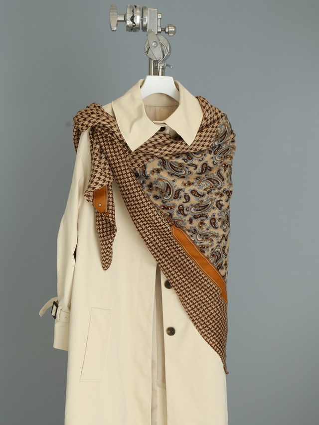 soutien collar scarf coat（ivory）