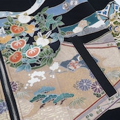 【BJK-M009】XSsize再構築リバーシブル着物ボンバー KIMONO REVERSIBLE BOMBER JACKET