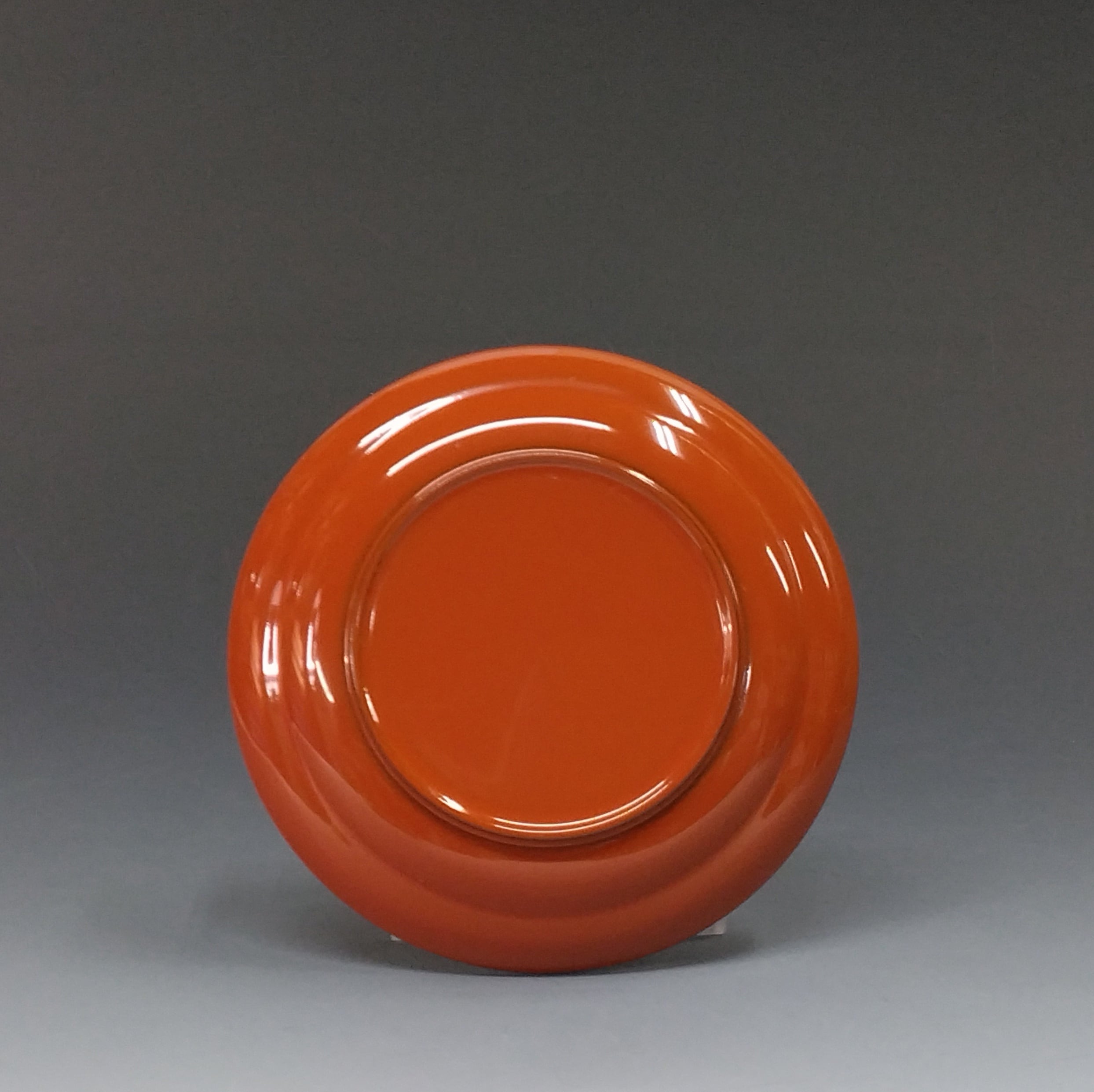 伝統工芸 根来塗｜Negoro lacquer ware 上手の朱研出 茶托 1枚