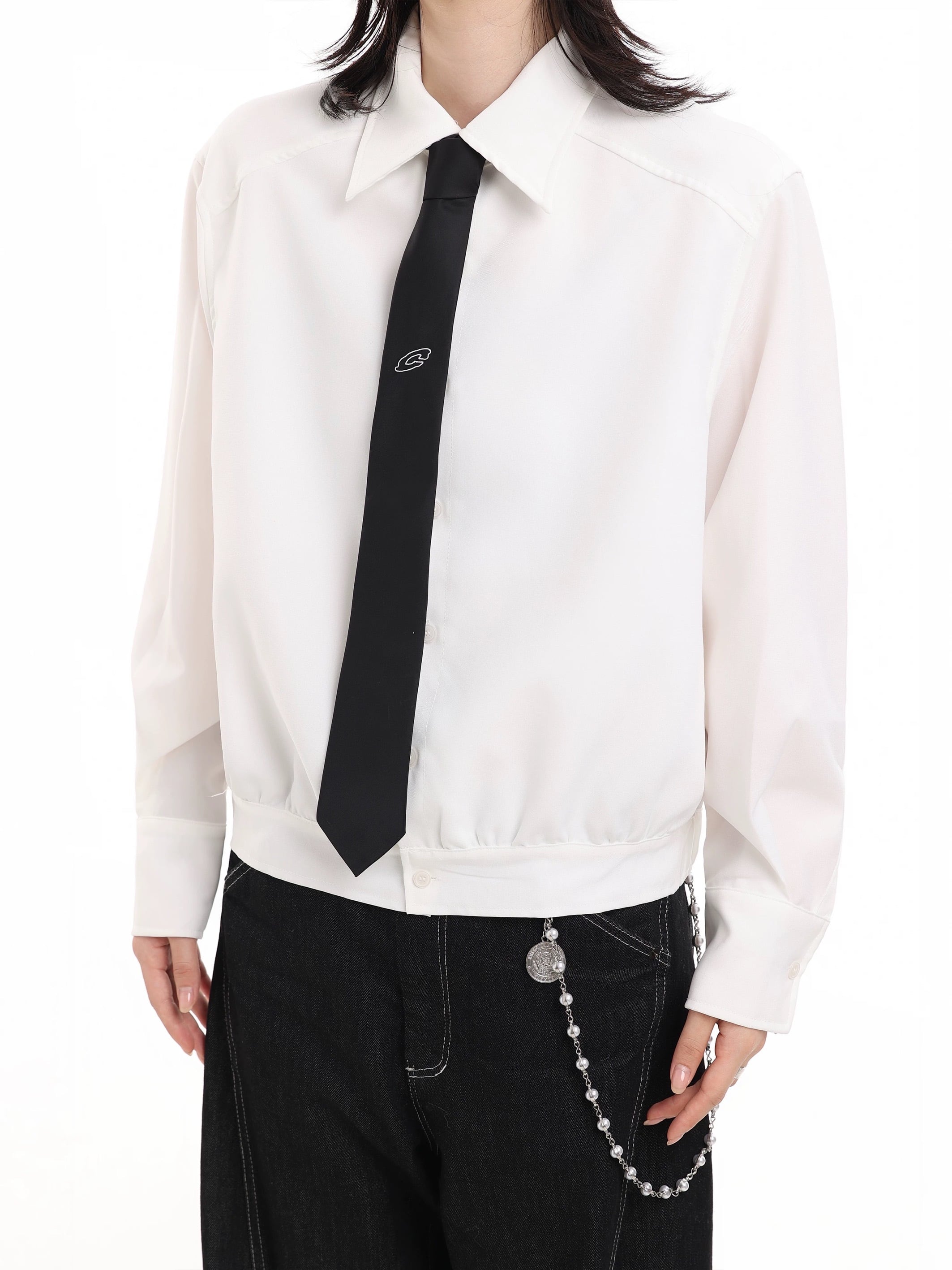 ロゴポイントスリムタイ / Logo Point Slim Tie